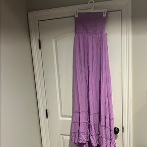 Elegant Purple Maxi Dress